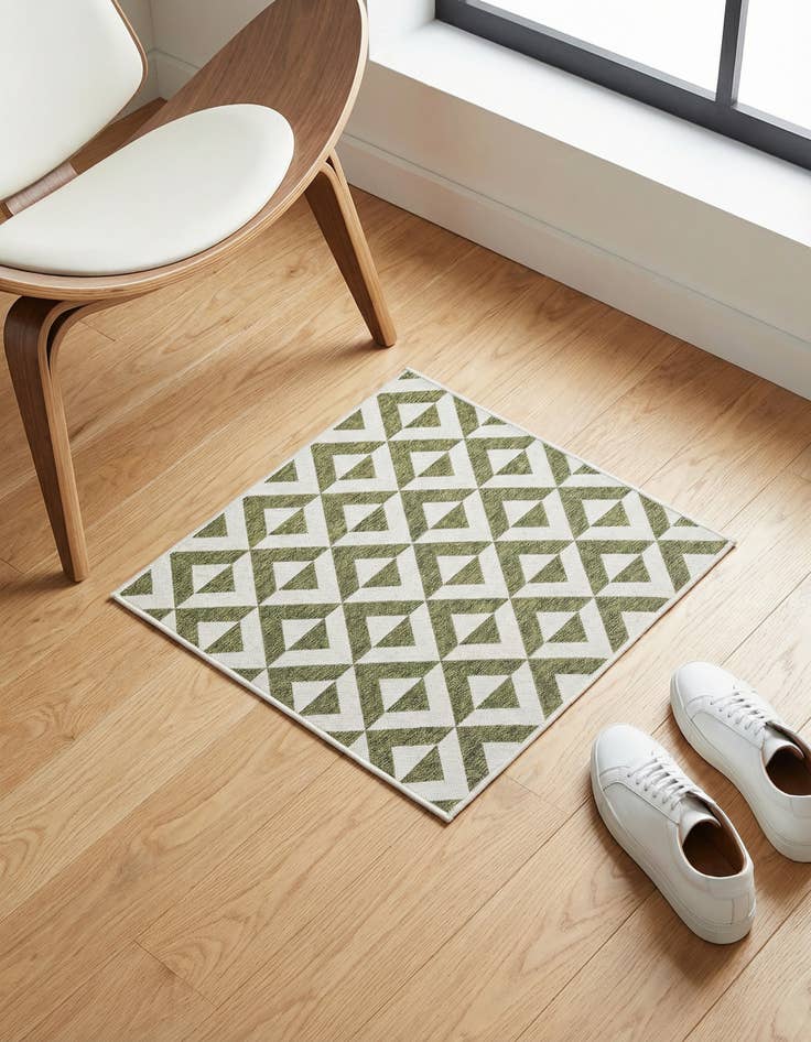 Detail image of 1' 4 x 1' 4 Washable Jill Zarin Napa Indoor / Outdoor Sample Rug