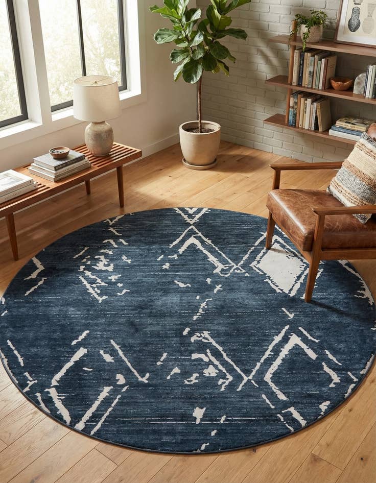 Detail image of 8' x 8' Uptown Carnegie Hill Round Rug