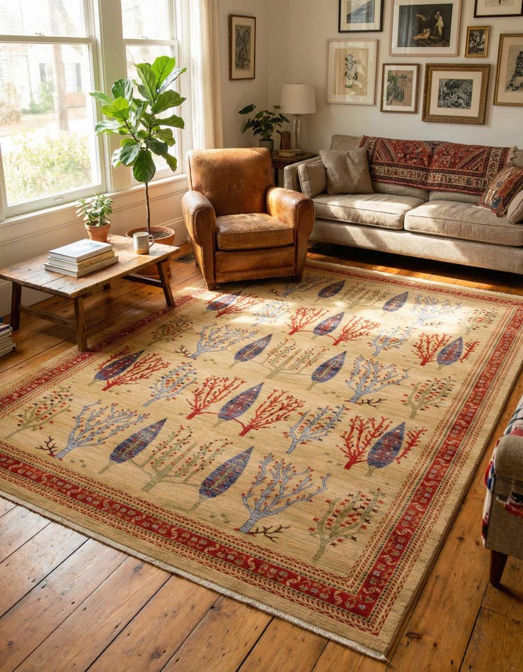 Detail image of 9' x 12' 2 Kashkuli Gabbeh Rug