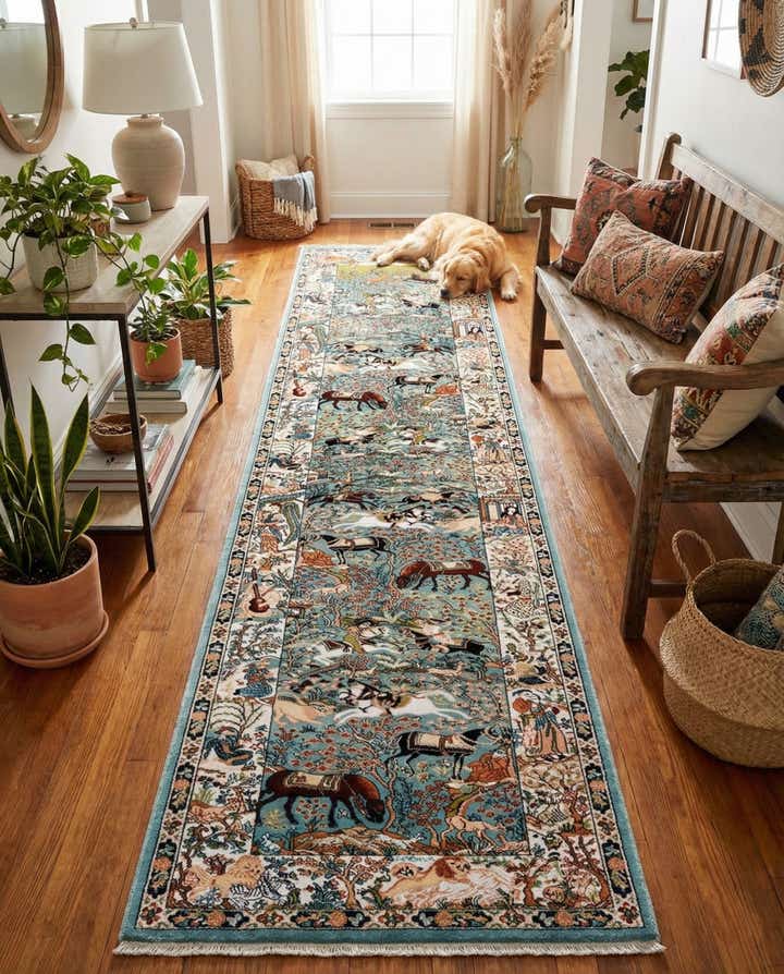 2' 7 x 11' Nain Design Runner Rug