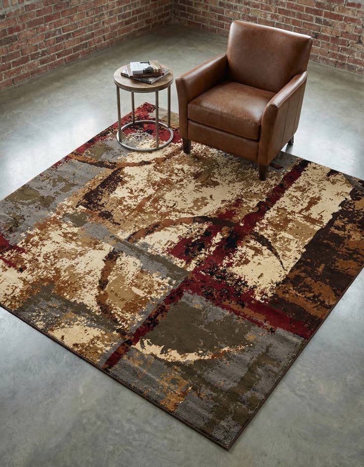Detail image of 7' x 7' Cafe Square Rug