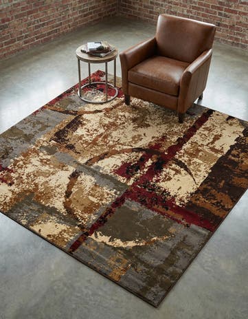 Cafe Square Rug