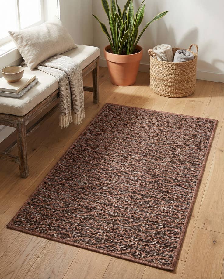 Detail image of 2' 2 x 3' Easy-Clean Modern Indoor / Outdoor Rug