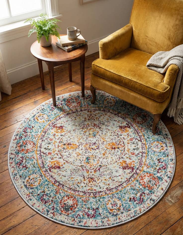 Detail image of 3' 3 x 3' 3 Havana Round Rug