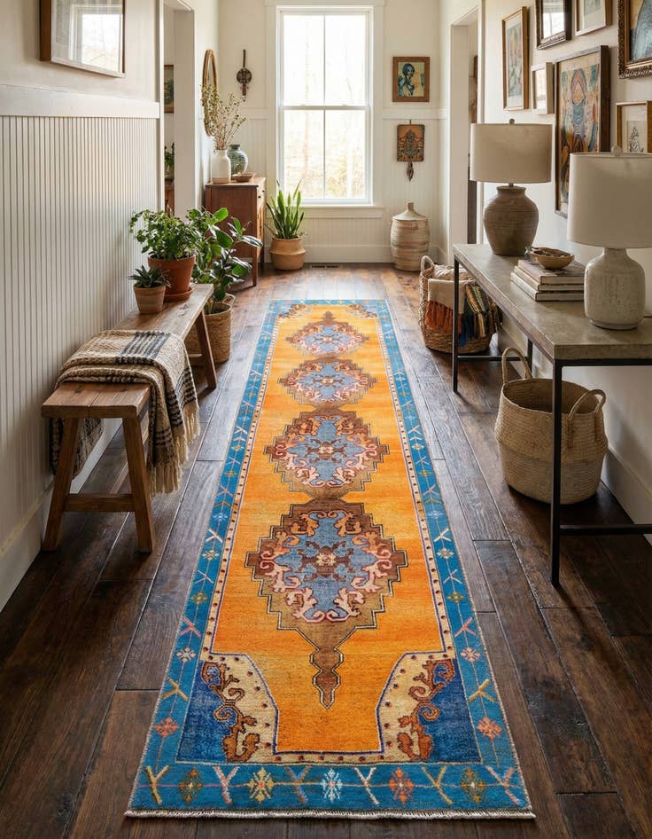 Detail image of 2' 6 x 14' Timeless Runner Rug
