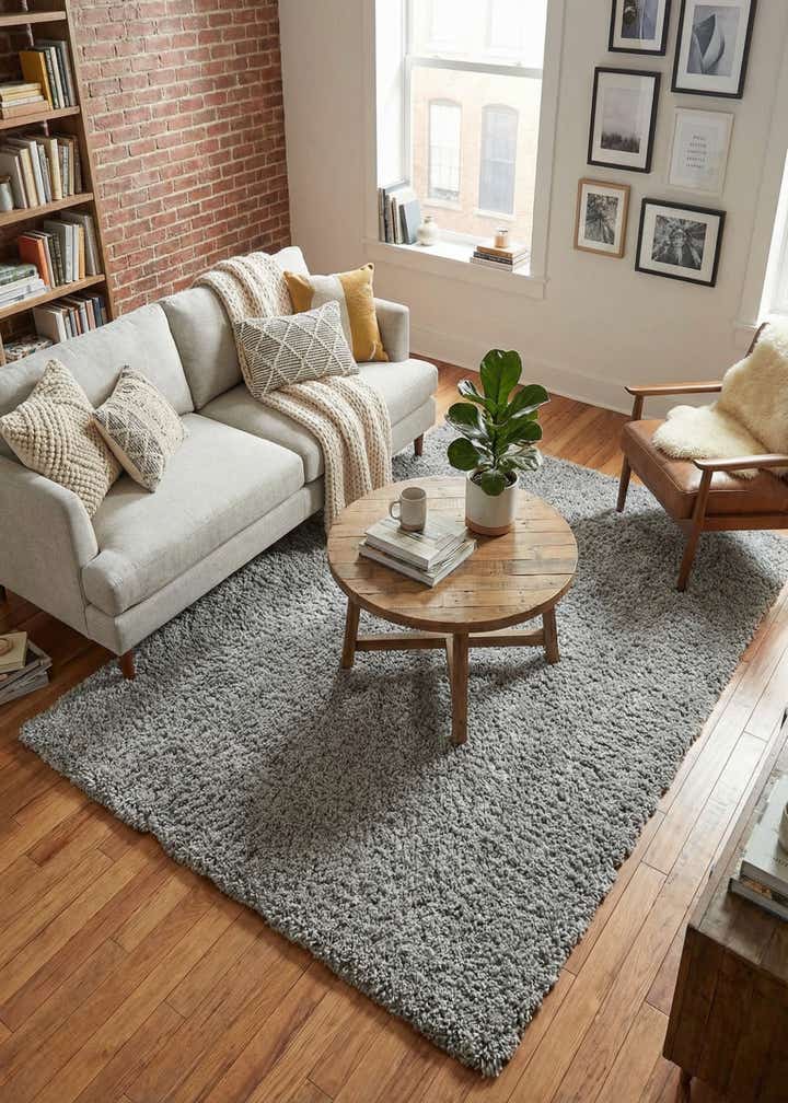 5' 10 x 9' Zermatt Shag Rug