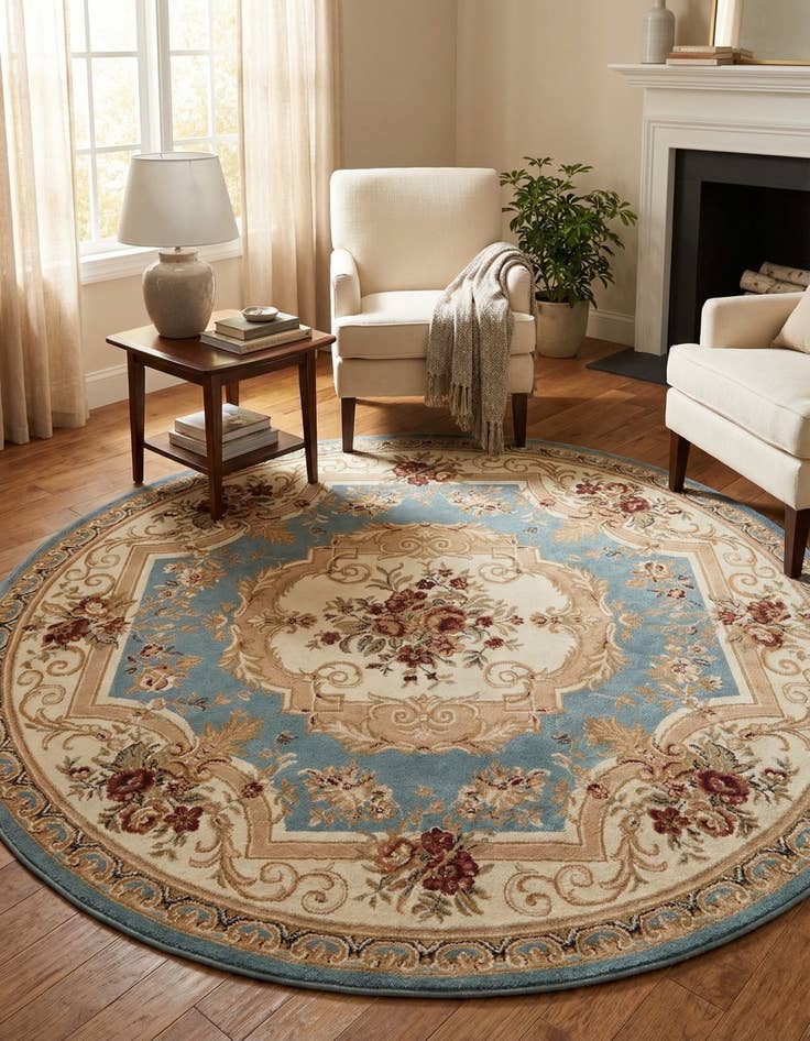 Detail image of 7' x 7' Chateau Round Rug