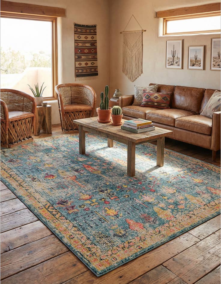 Detail image of 8' x 10' Washable El Paso Rug
