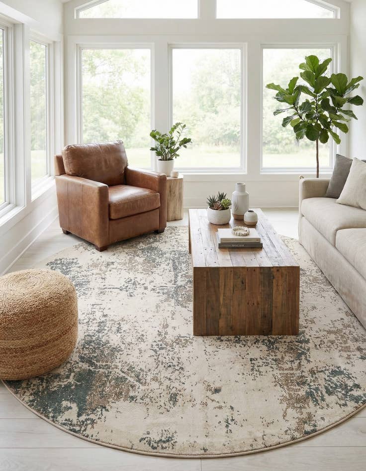 Detail image of 8' x 8' Sahara Round Rug