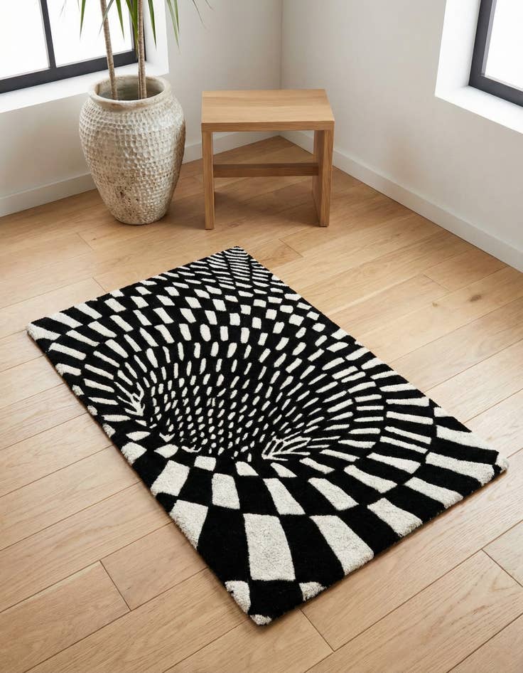 Detail image of 2' x 3' 1 Vortex Wool Rug
