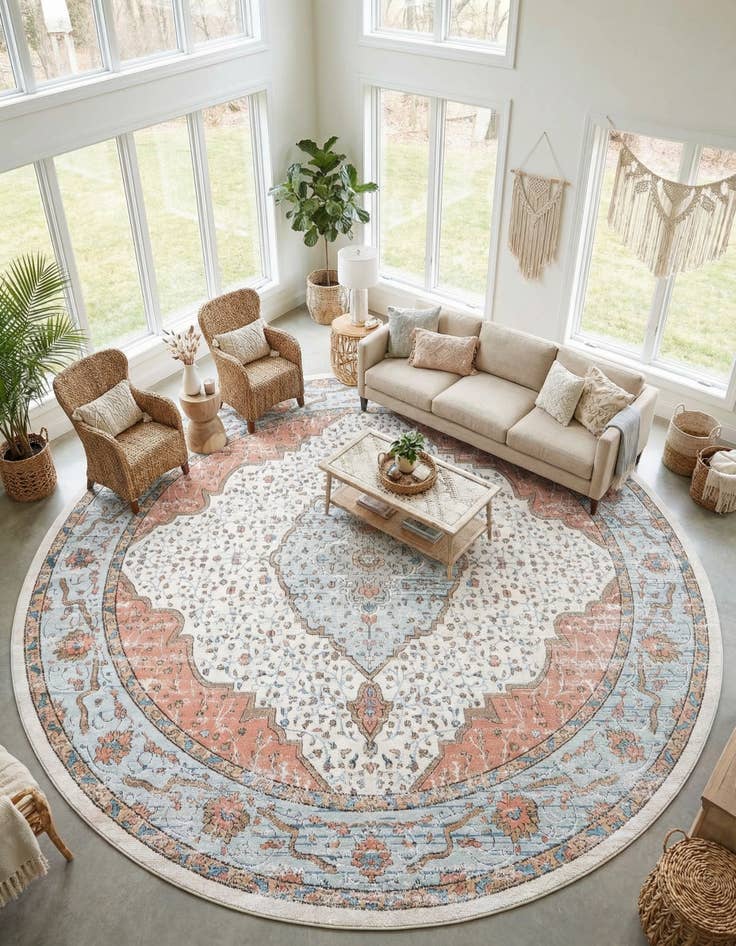Detail image of 12' x 12' Nyla Round Rug