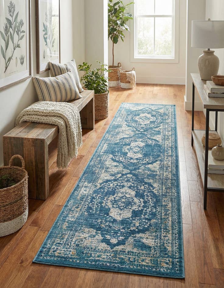 Detail image of 3' x 13' Stockholm Runner Rug