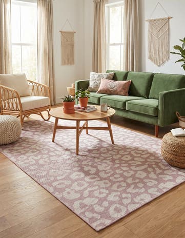 5' 3 x 8' Easy-Clean Safari Indoor / Outdoor Rug