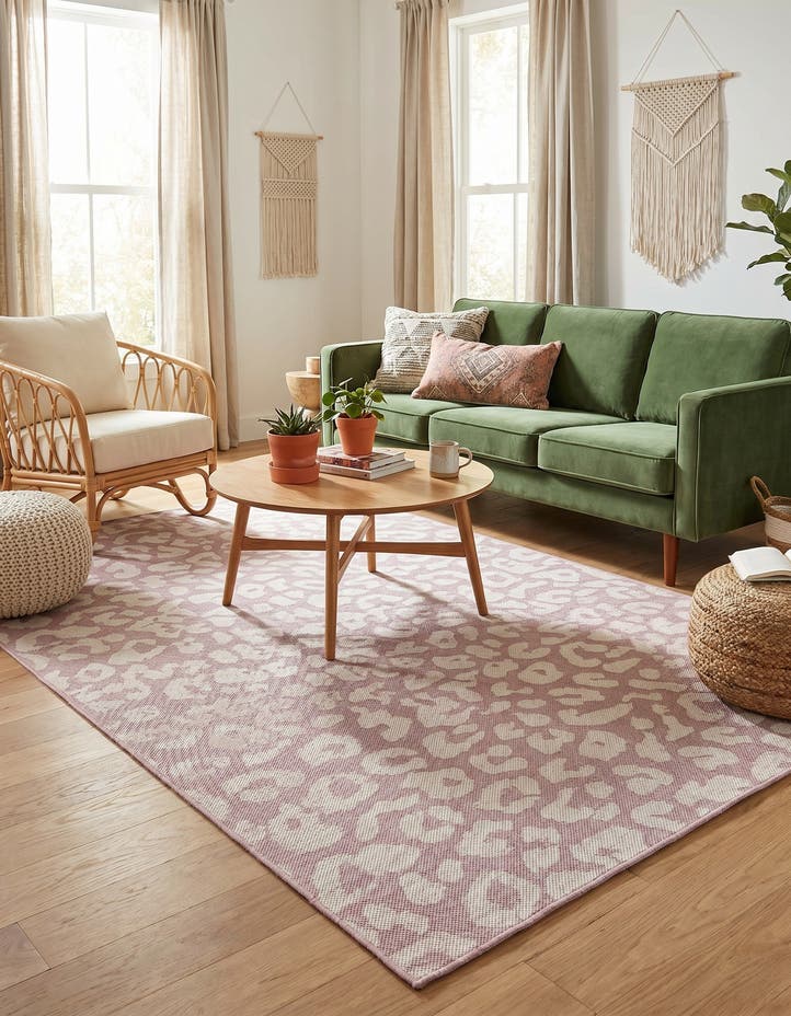 5' 3 x 8' Easy-Clean Safari Indoor / Outdoor...