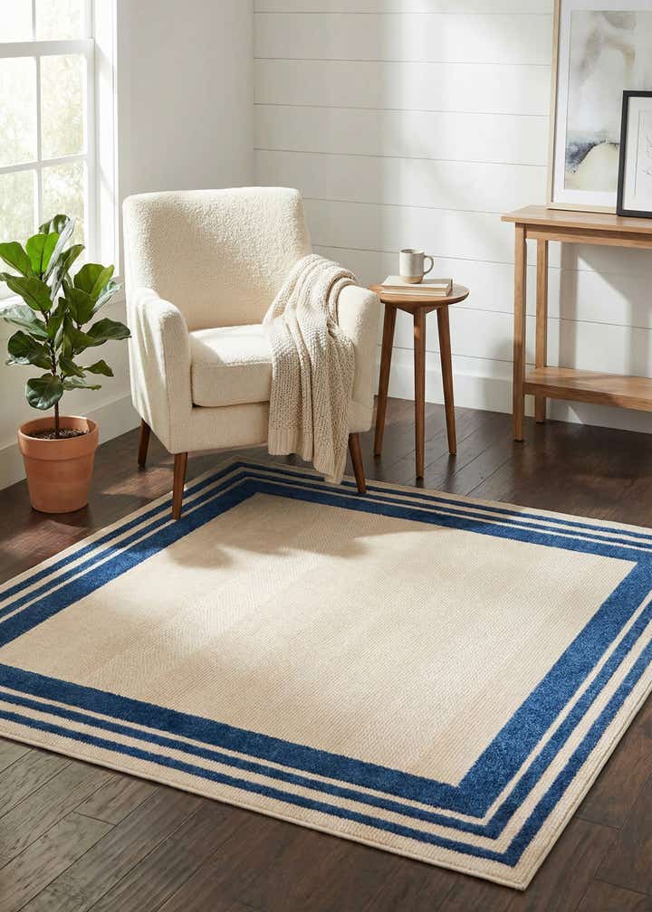 5' 3 x 5' 3 Easy-Clean Aruba Indoor / Outdoor Square Rug