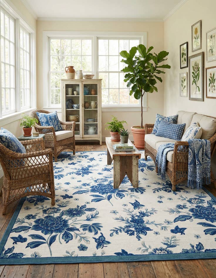 Detail image of 8' x 10' Blossom Rug