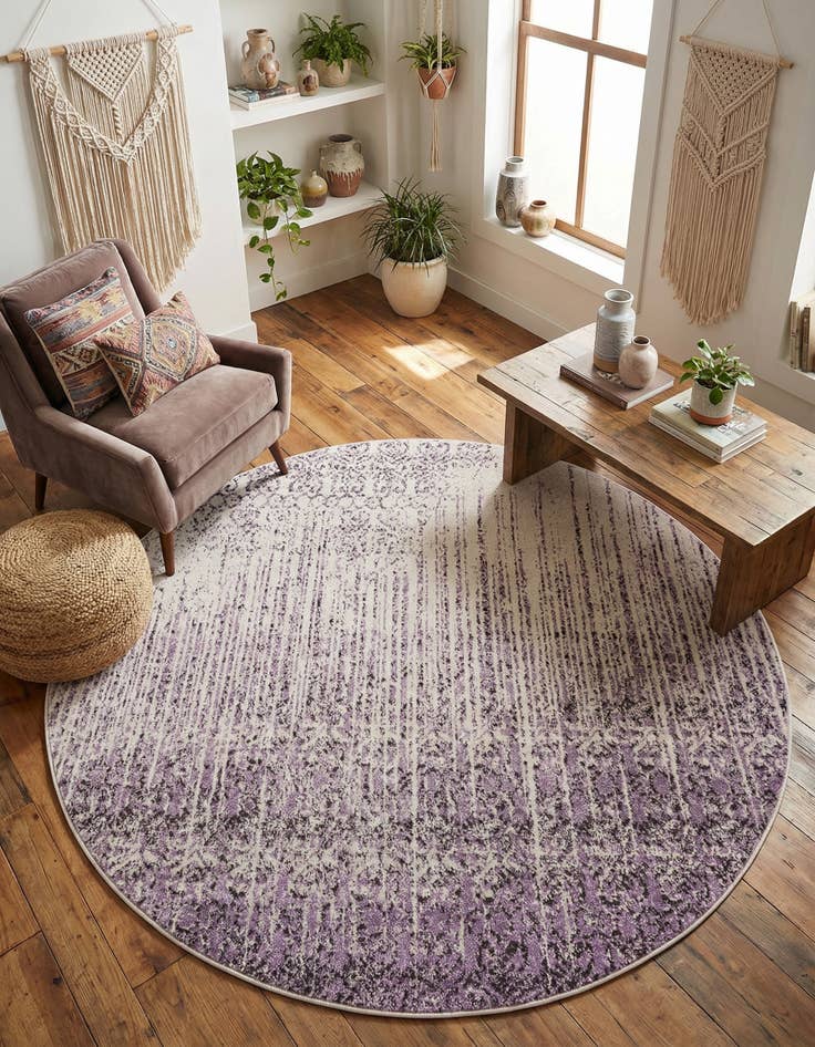 Detail image of 6' x 6' Angelica Round Rug