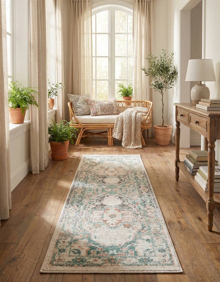 Detail image of 2' x 6' Madeline Vintage Runner Rug