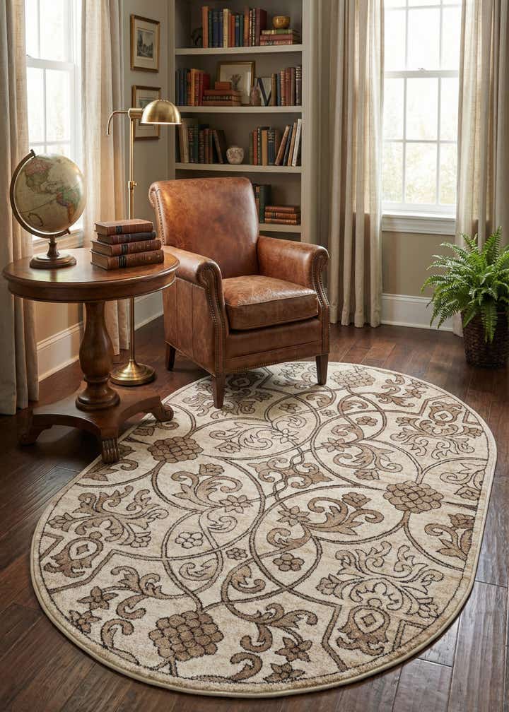 4' x 6' Himalaya Oval Rug