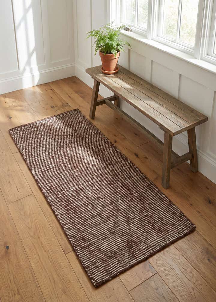 2' x 4' 1 Hand Woven Jill Zarin English Manor Wool Runner Rug