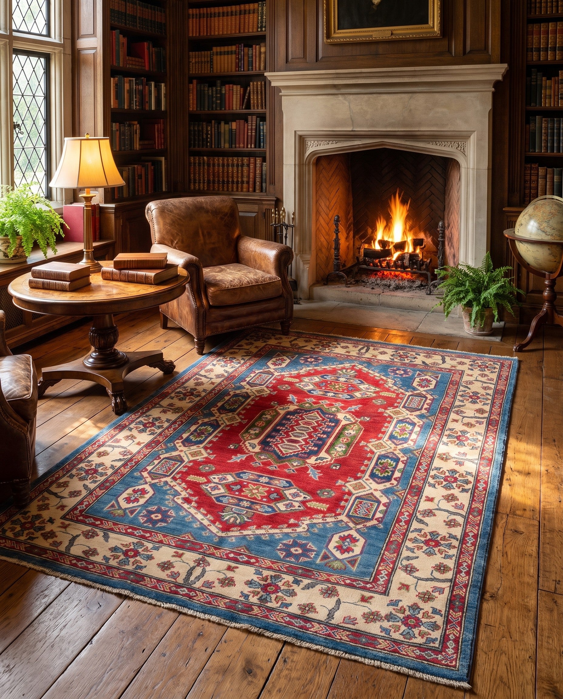 Detail image 3 of 11: 5' 1 x 6' 5 Hand Knotted Kazak Rug