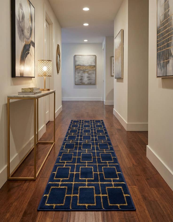 Detail image of 2' x 6' Marilyn Monroe&trade; Glam Deco Runner Rug