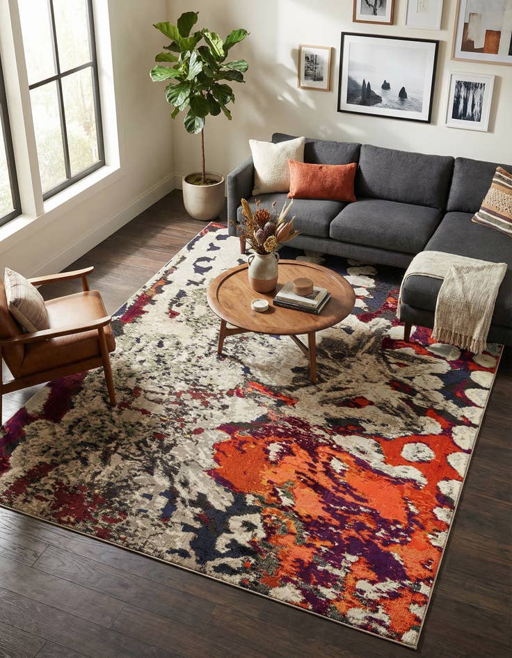 Detail image of 9' x 12' Washable Haerfest Rug