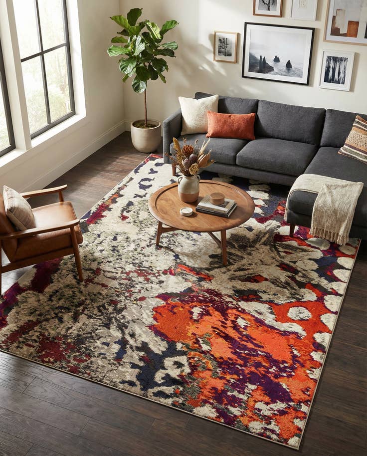 Detail image of 9' x 12' Washable Haerfest Rug