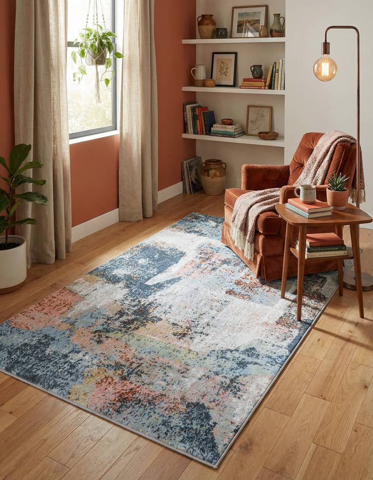 Detail image of 3' 3 x 5' 3 Kamala Washable Rug