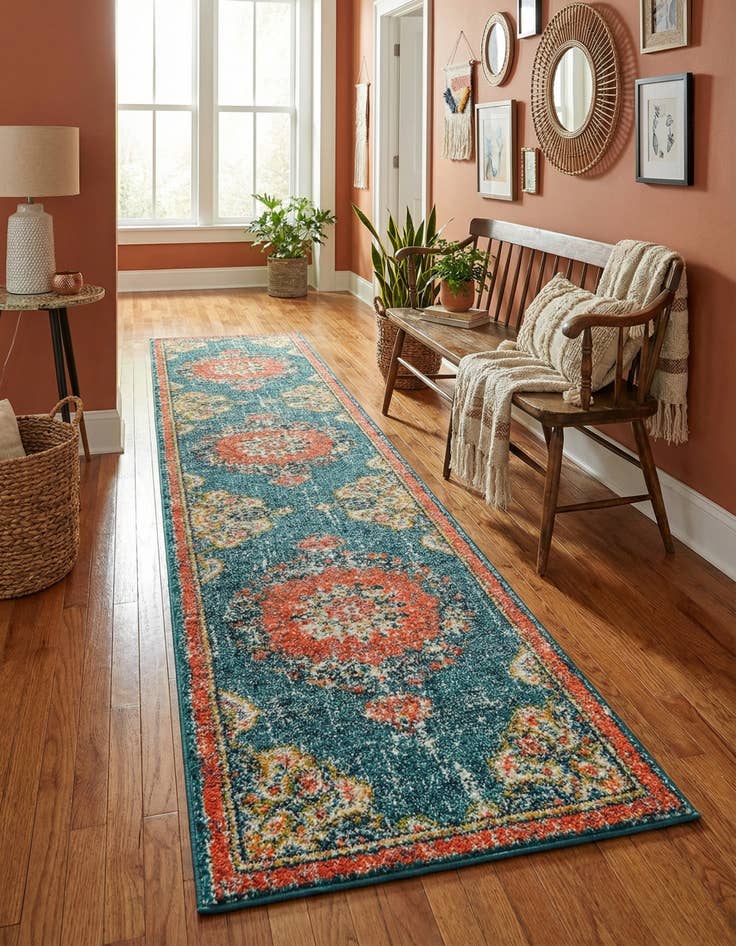 Detail image of 2' 7 x 16' 5 Madeline Runner Rug