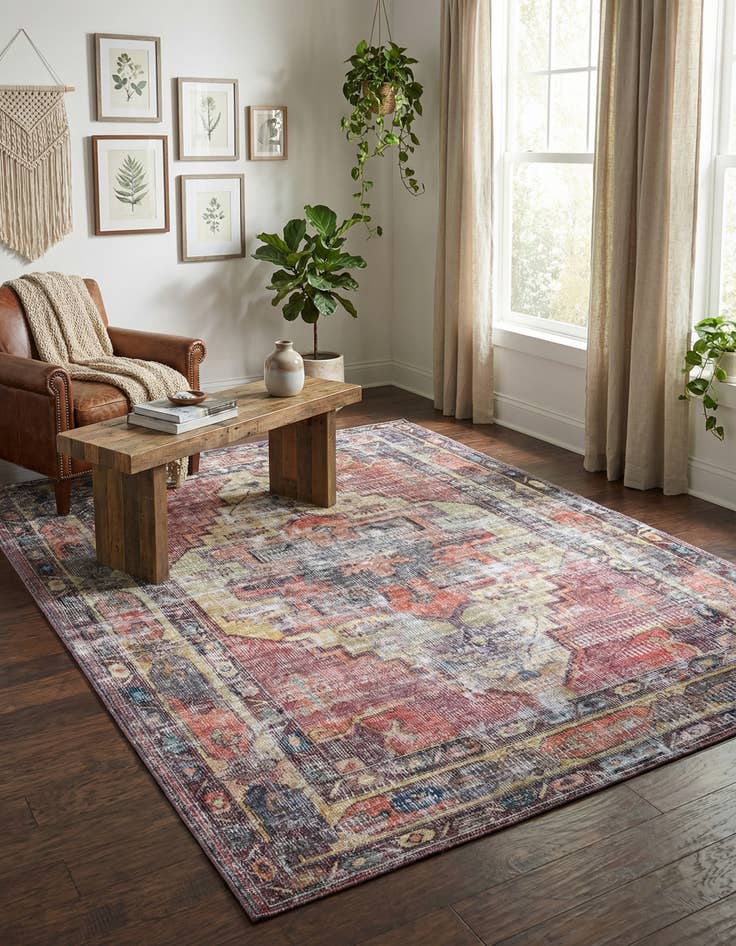 Detail image of 7' 10 x 10' Washable Maahru Rug