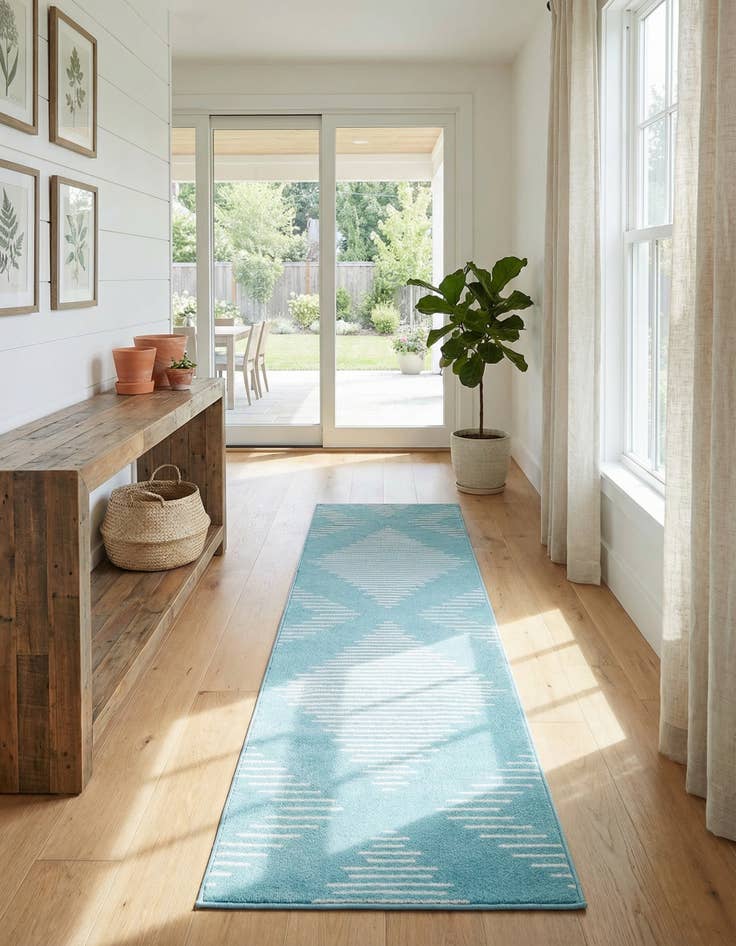 Detail image of 2' 7 x 10' Kai Runner Rug