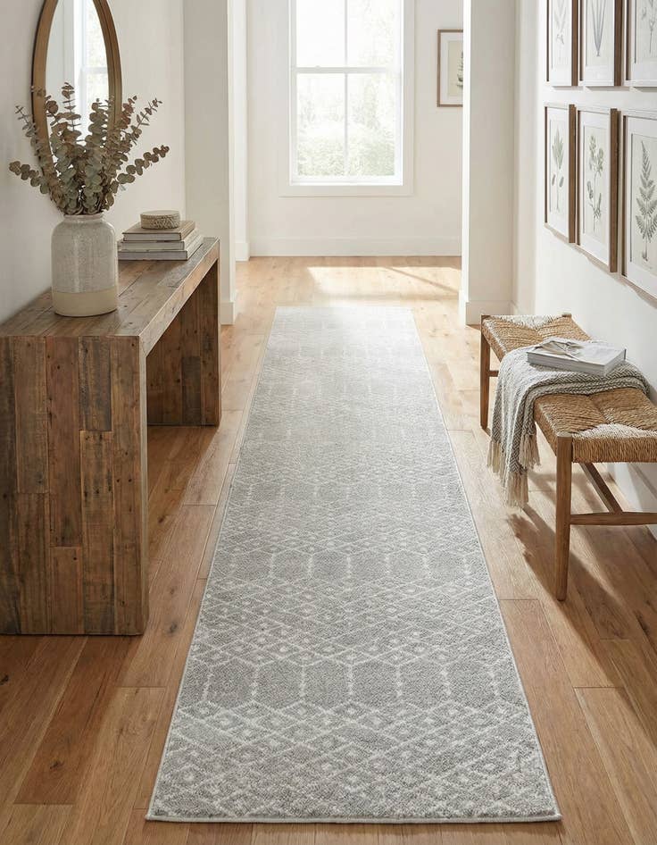 Detail image of 3' x 16' Paxon Trellis Runner Rug