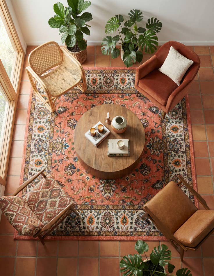 Detail image of 7' 10 x 7' 10 Medina Square Rug