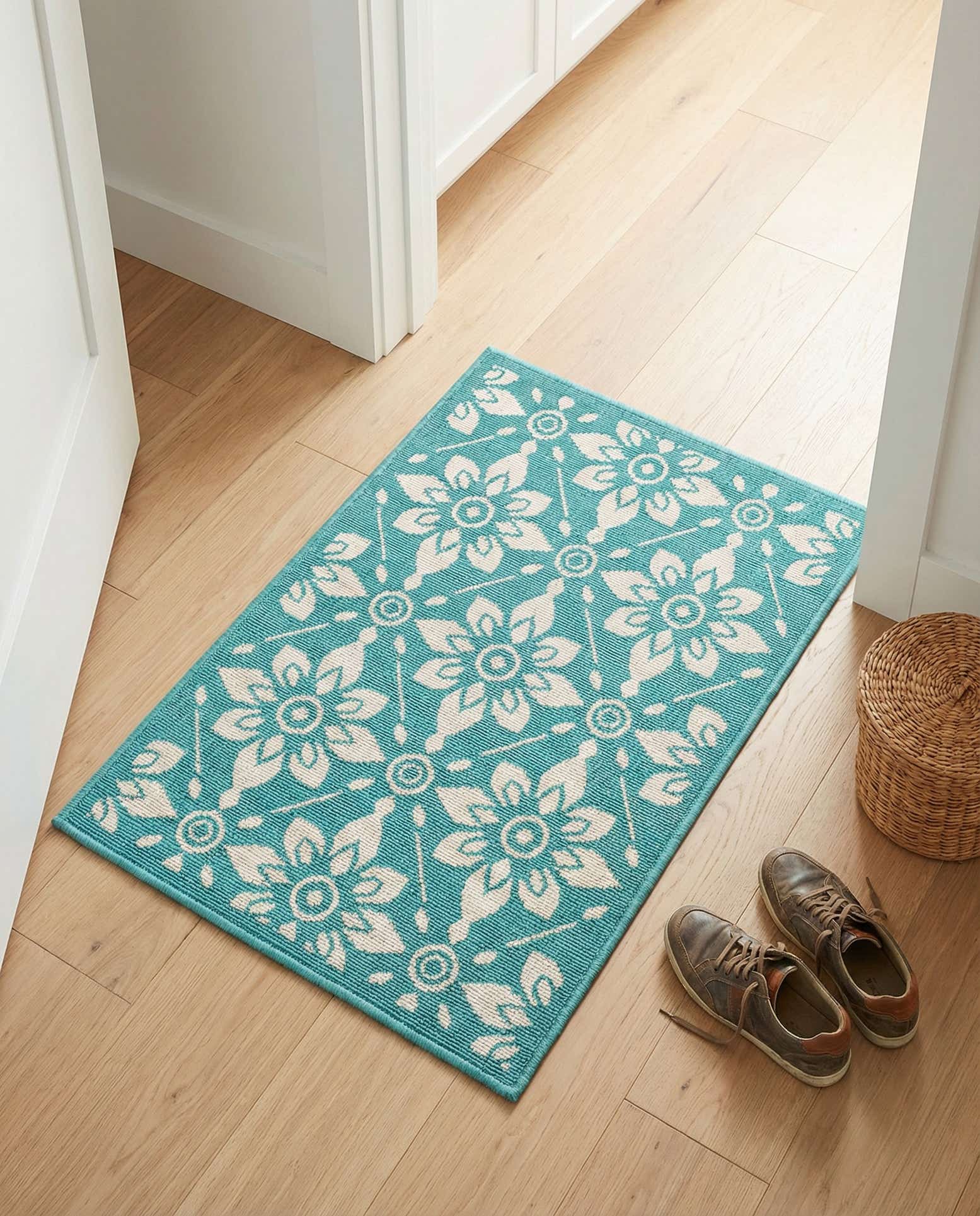 2' x 3' Easy-Clean Trellis Indoor / Outdoor Rug