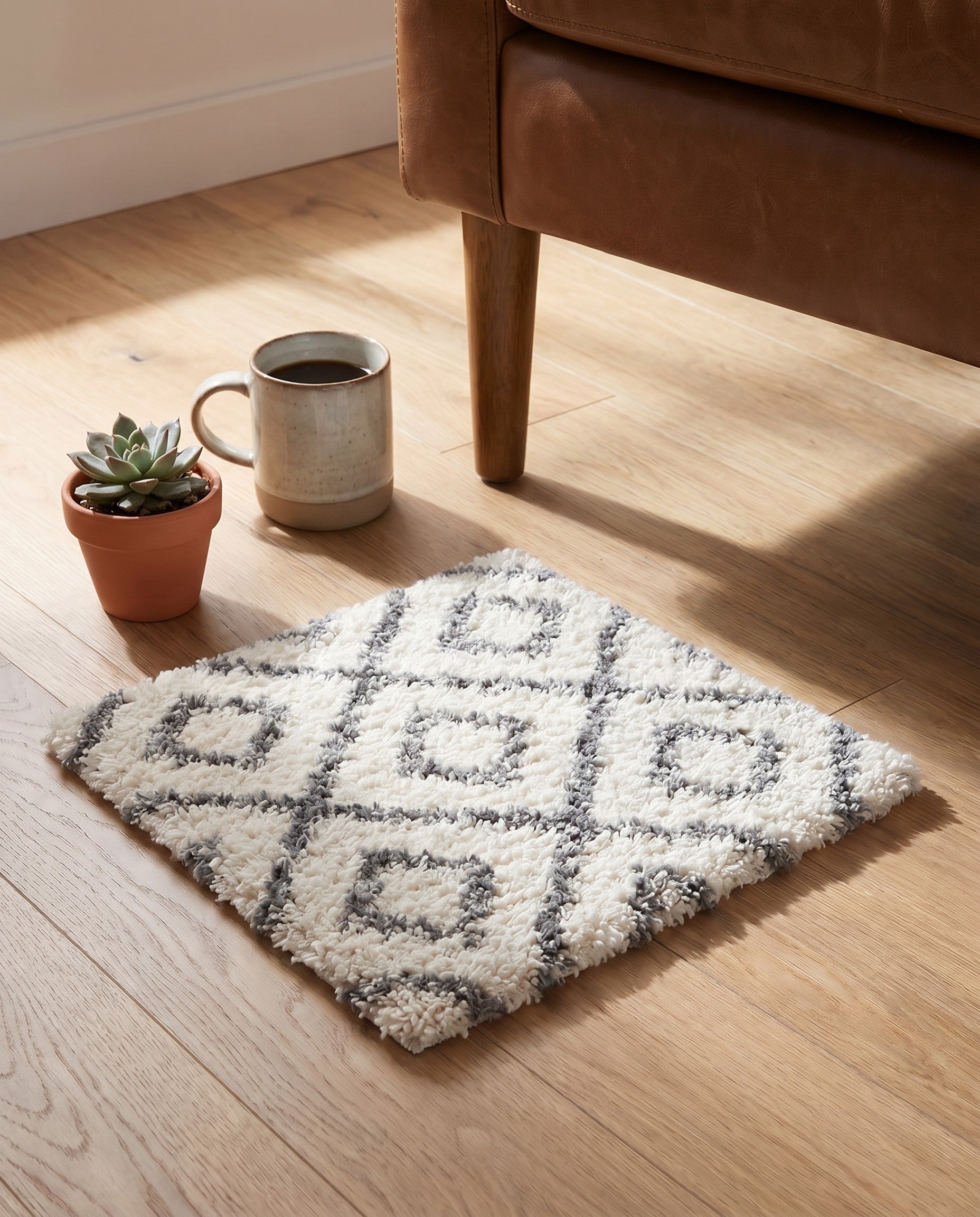 1' 4 x 1' 4 Athena Shag Sample Rug