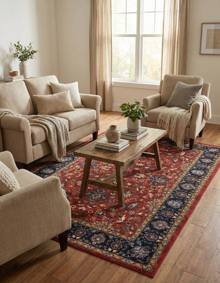 Detail image of 5' 3 x 7' 9 Medina Rug