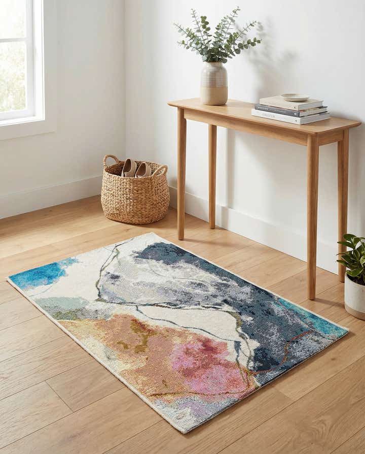 2' x 3' 1 Easy-Clean Modern Indoor / Outdoor Rug