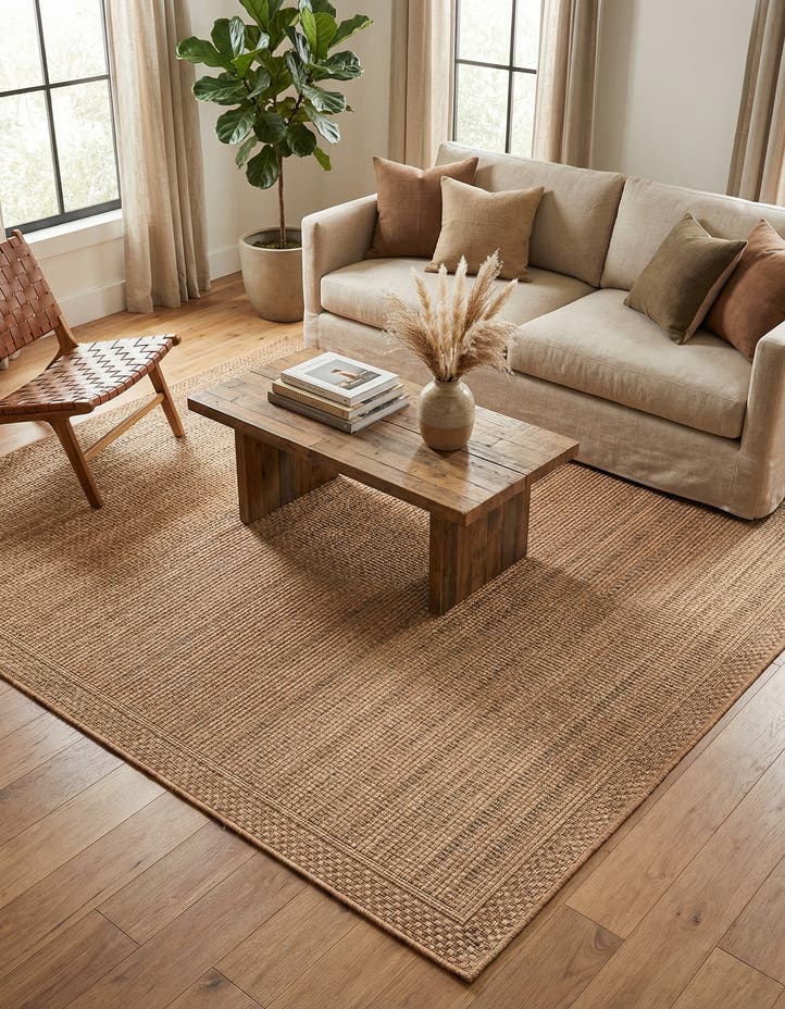 5' 3 x 8' Easy-Clean Border Indoor / Outdoor...