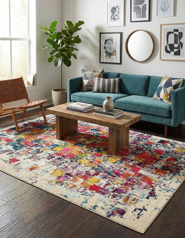Detail image of 6' x 9' Washable Casablanca Rug