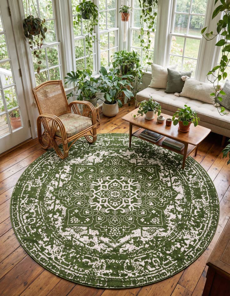 Detail image of 10' x 10' Arlington Round Rug