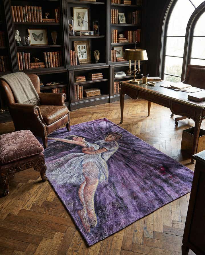 3' 6 x 5' Hand Knotted Ultra Vintage Persian Wool Rug