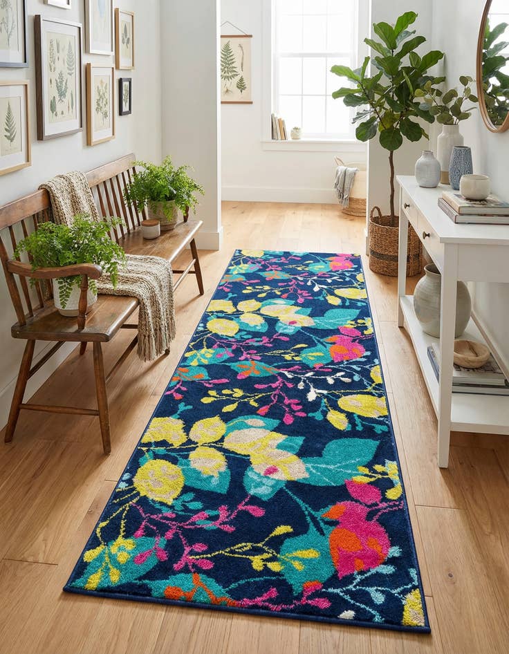 Detail image of 2' x 6' Azalea Runner Rug