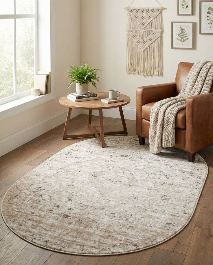 Detail image of 6' 1 x 9' Oregon Oval Rug