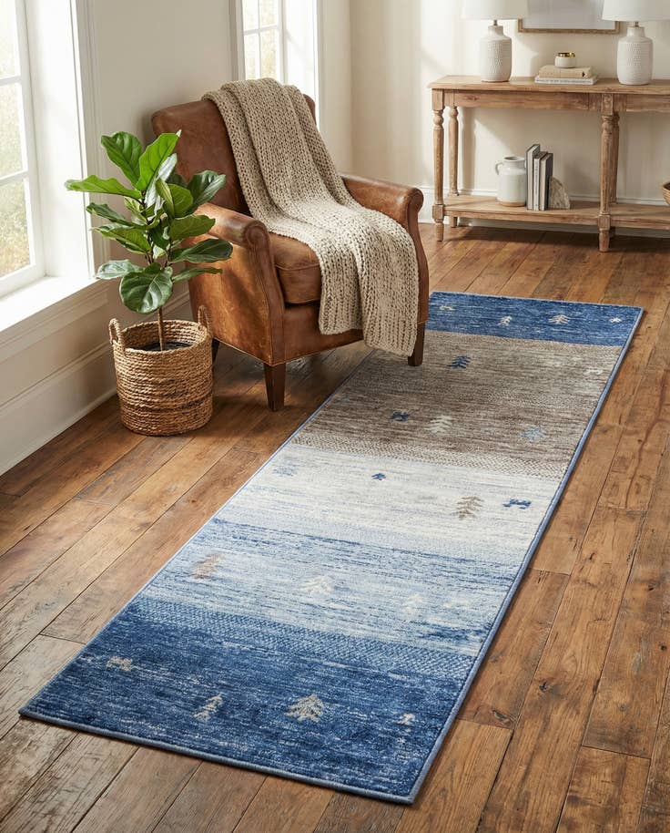 Detail image of 2' x 6' 1 Gabbeh Runner Rug