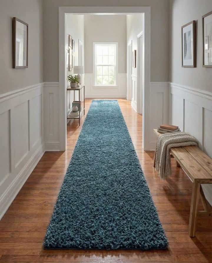 2' 7 x 20' Zermatt Shag Runner Rug