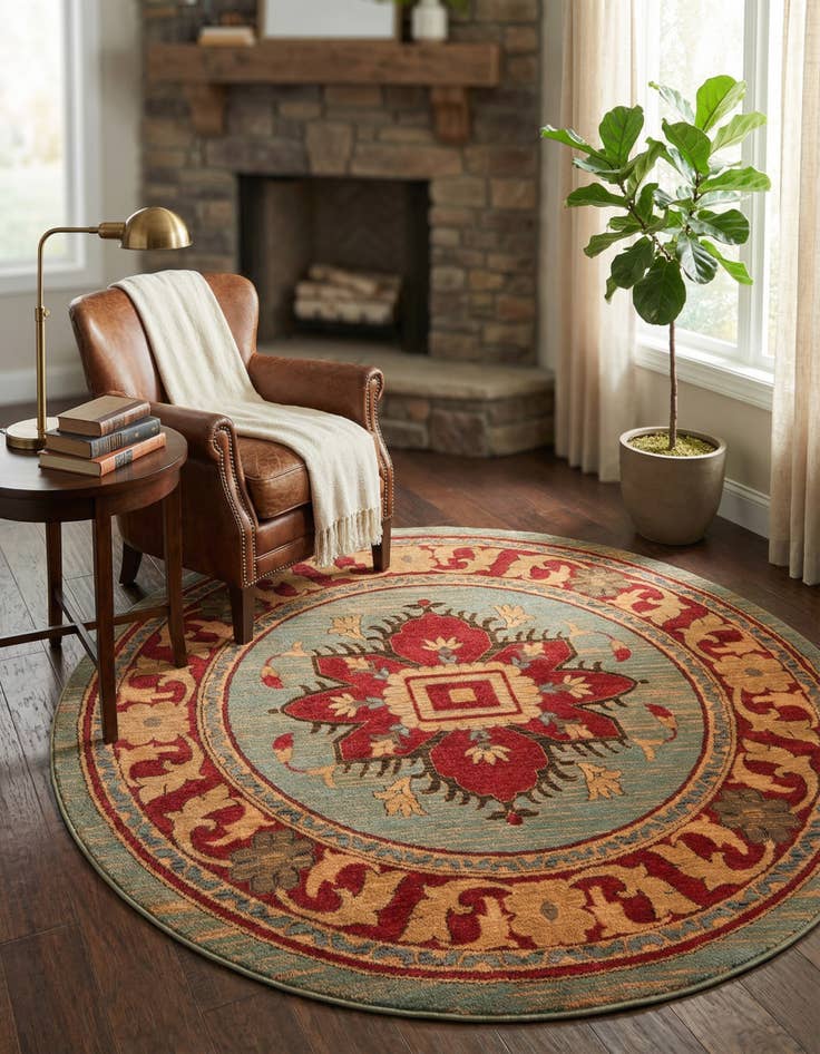 Detail image of 6' x 6' Sara Round Rug