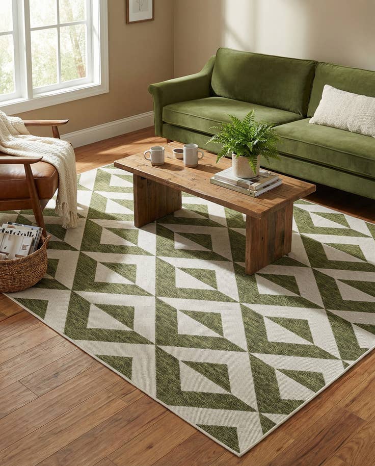 Detail image of 5' 3 x 8' Easy-Clean Jill Zarin Napa Indoor / Outdoor Rug