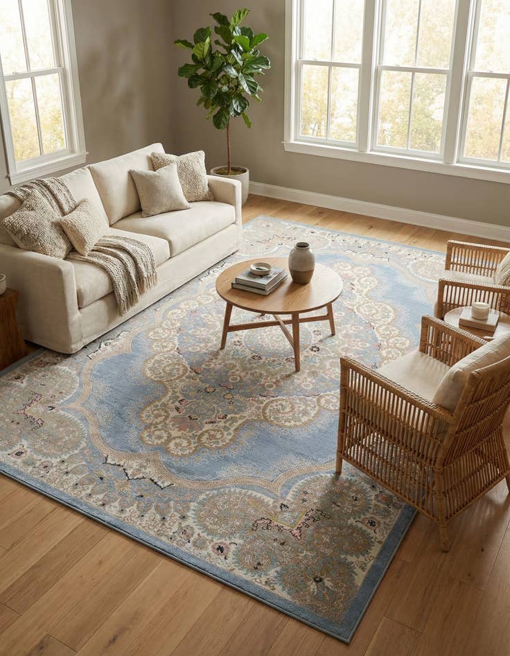 Detail image of 9' x 12' Kamala Washable Rug