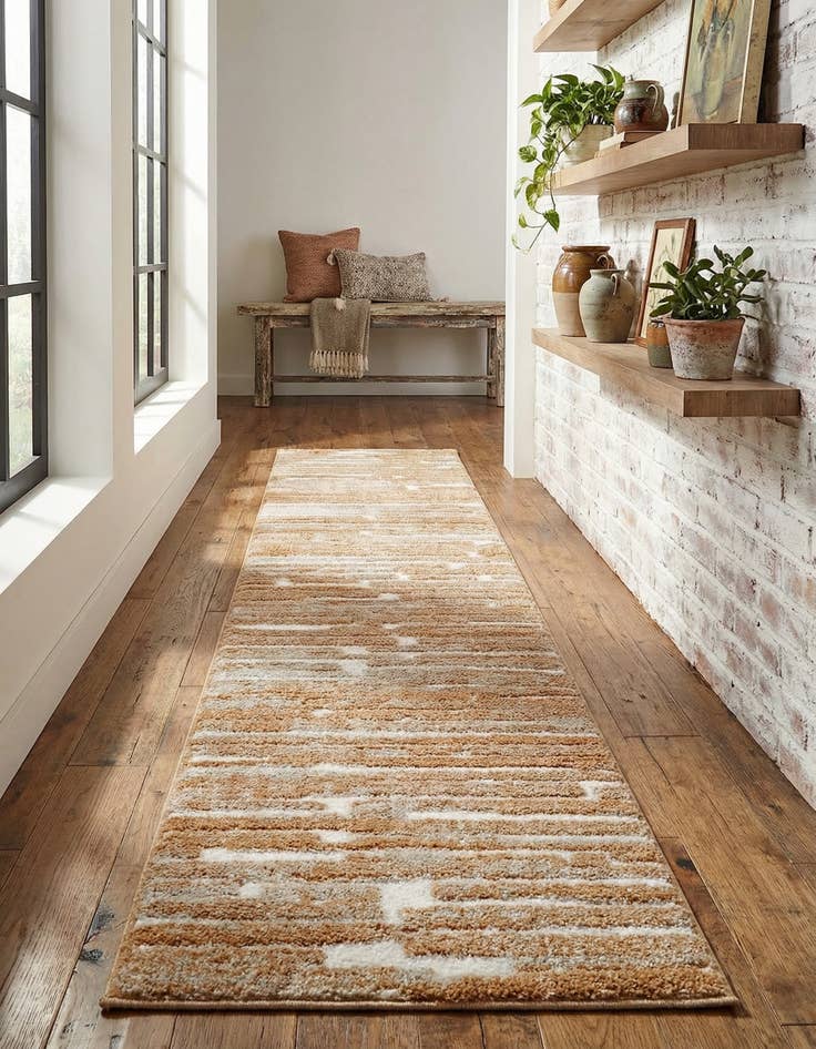 Detail image of 2' x 8' Sepia Runner Rug